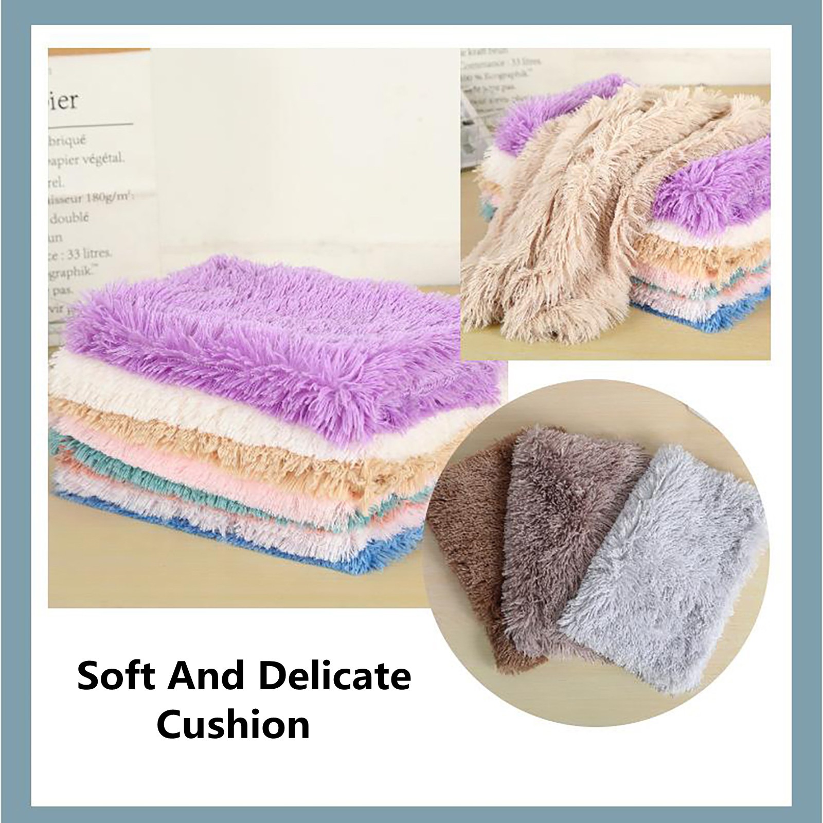 Soft Fluffy Pet Mat Warm Cushi - Pet Beds recension och pris