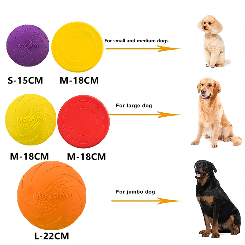 Silicone Flying Disc Toys Mult - Flying Disc Dog Training Toy recension och pris