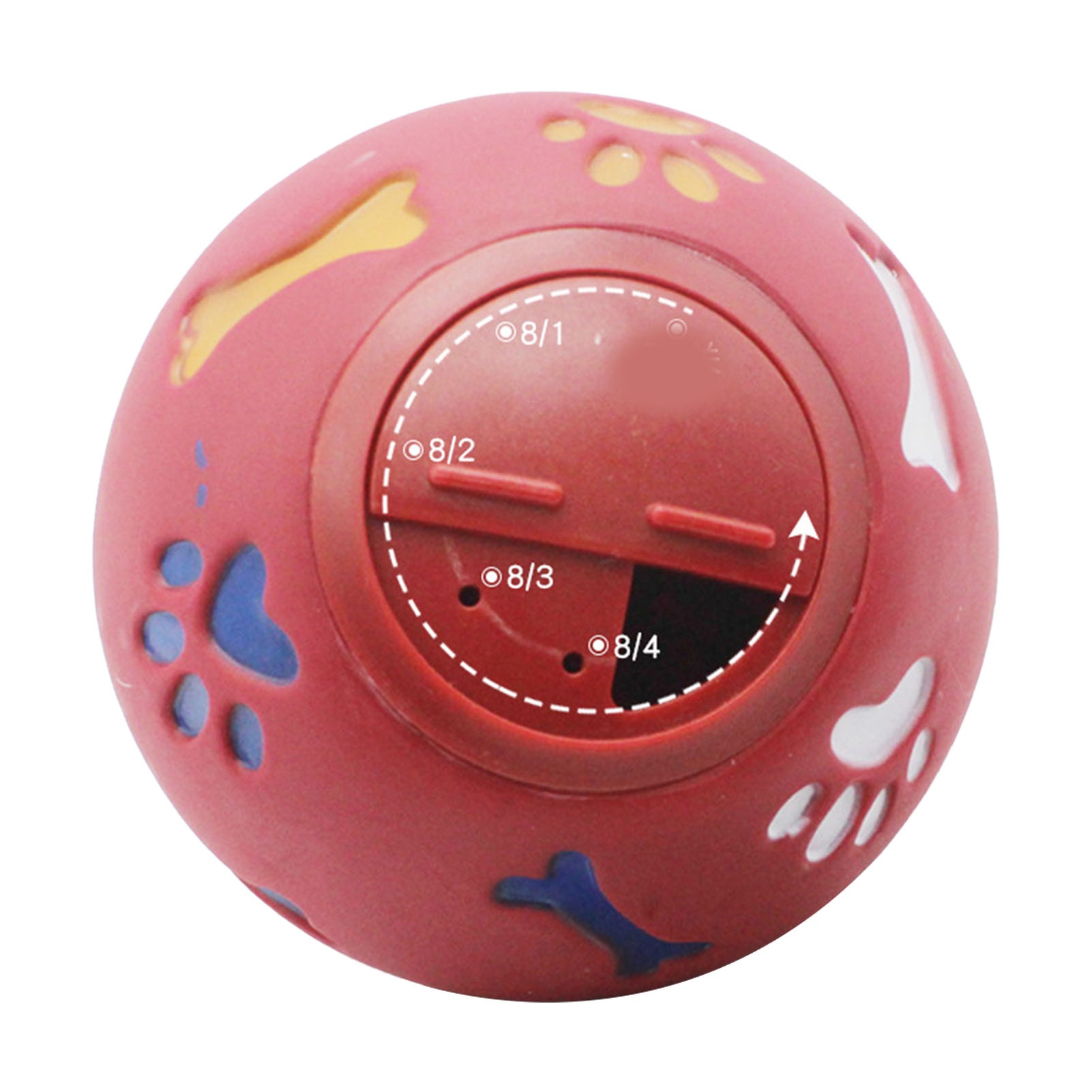 Dog Treat Dispenser Ball Slow  - Rubber Treat Dispensing Dog Toy recension och pris
