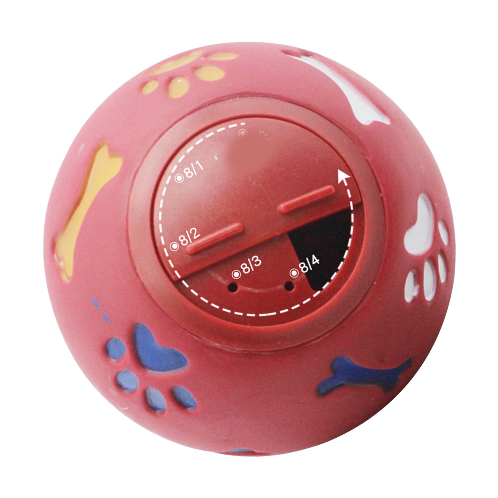 Dog Treat Dispenser Ball Slow  - Rubber Treat Dispensing Dog Toy recension och pris