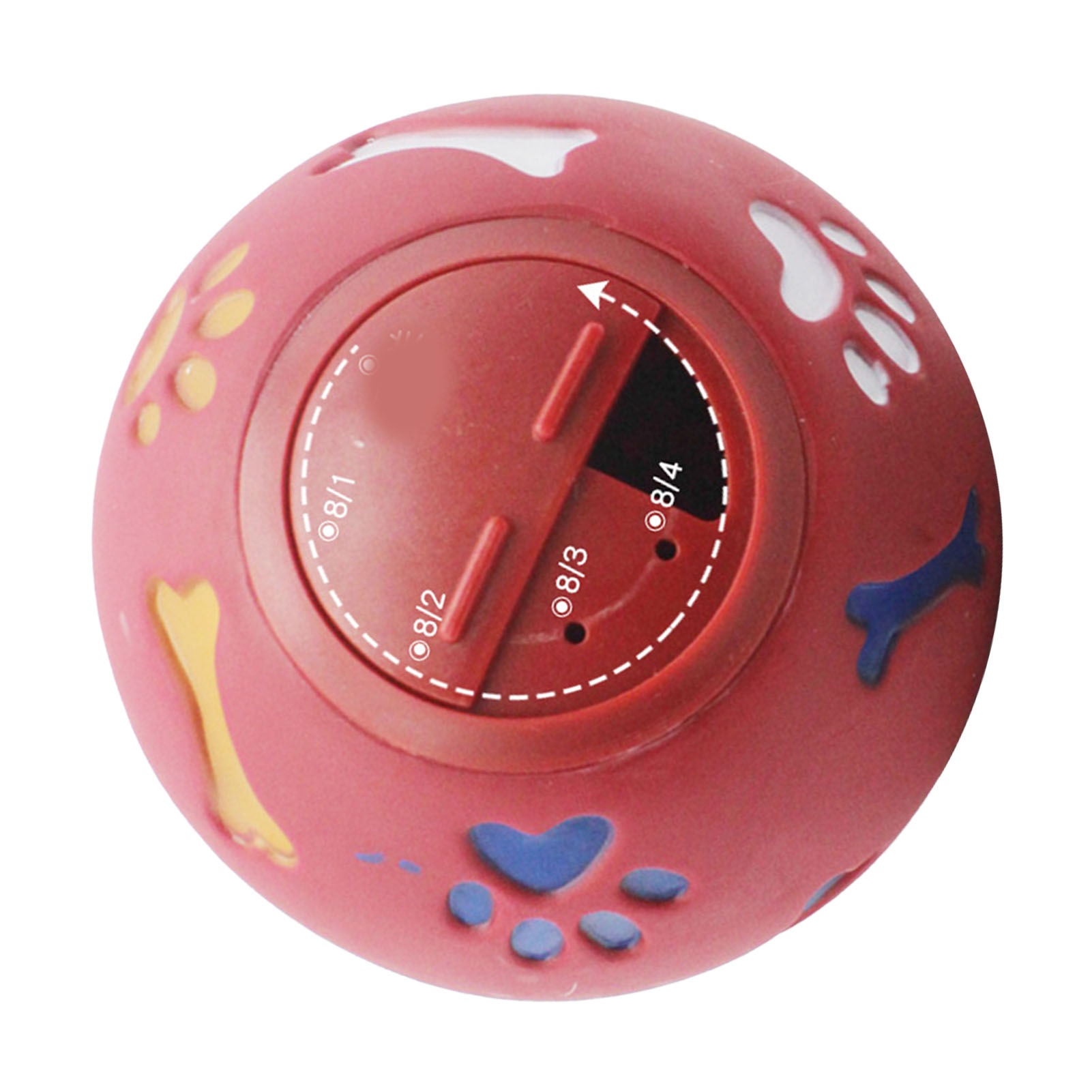 Dog Treat Dispenser Ball Slow  - Rubber Treat Dispensing Dog Toy recension och pris