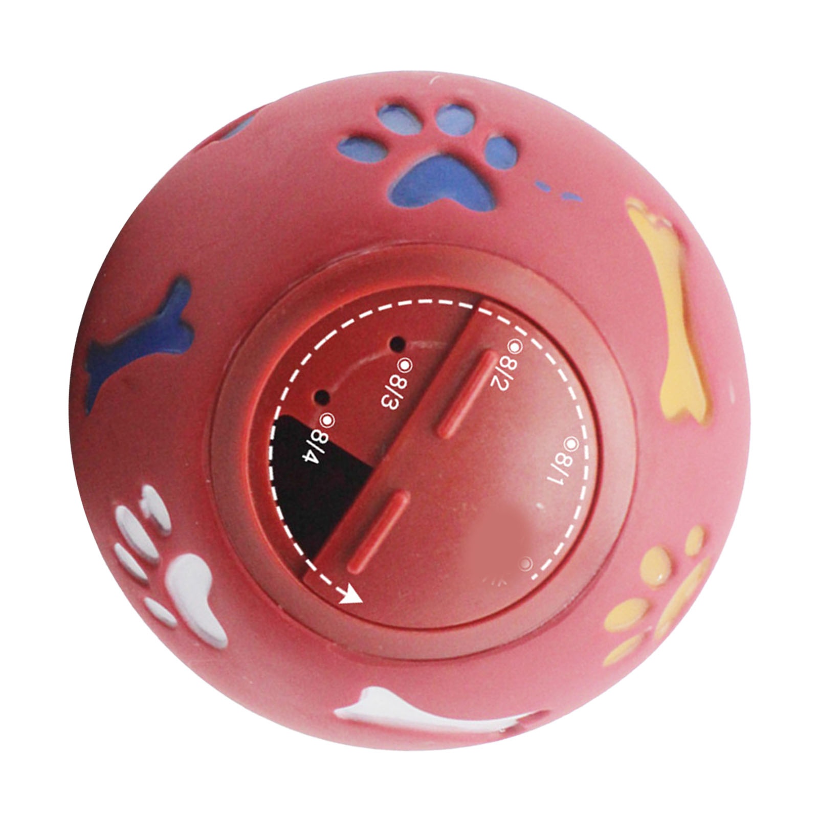 Dog Treat Dispenser Ball Slow  - Rubber Treat Dispensing Dog Toy recension och pris