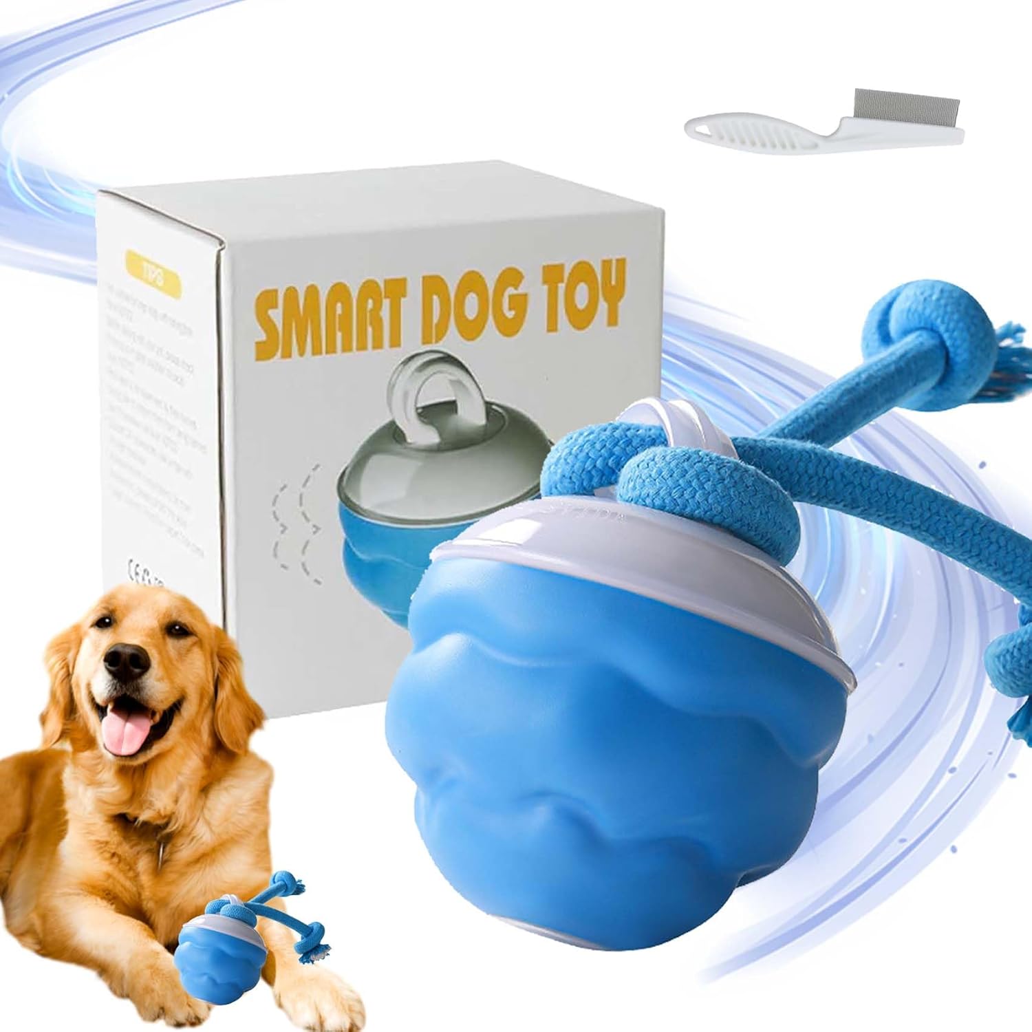 Smart Dog Toy, Automatic Movin - Automatic Moving Dog Ball recension och pris