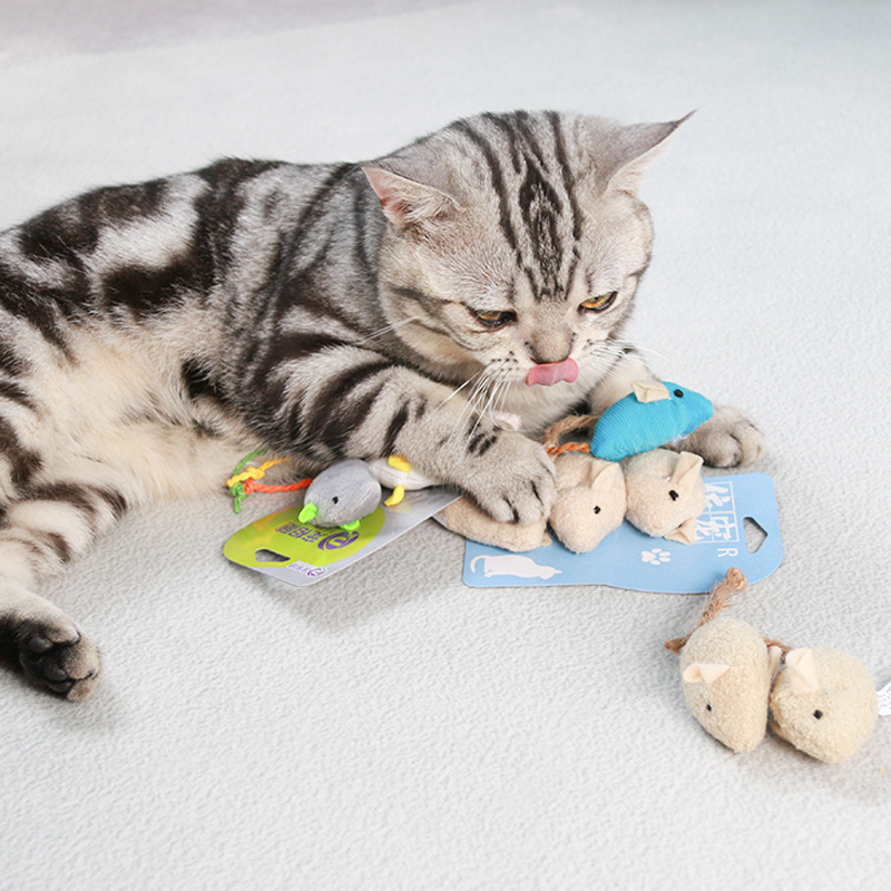 Cat Toy Simulated Plush Mouse  - Catnip Interactive Plush Mouse recension och pris