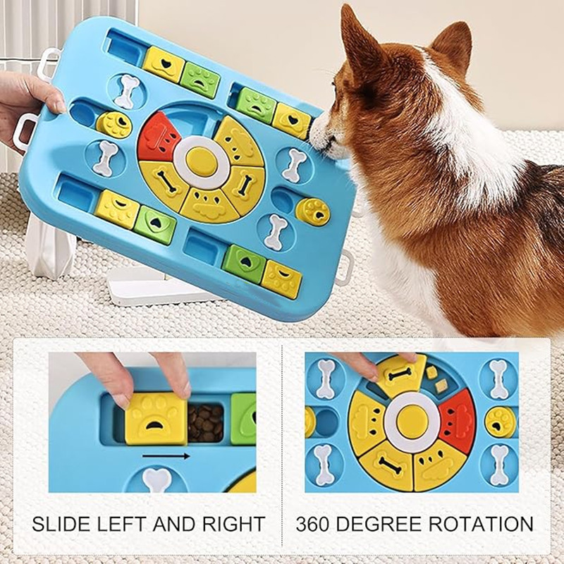 Interactive Dog Puzzle Toy for - Interactive Squeaky Plush Dog Toy recension och pris