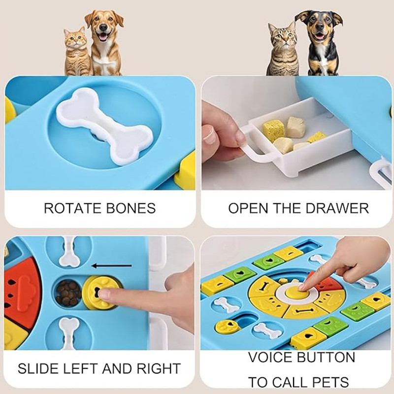 Interactive Dog Puzzle Toy for - Interactive Squeaky Plush Dog Toy recension och pris