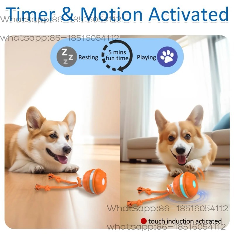 Smart Dog Toys Interactive Tea - Automatic Moving Dog Ball recension och pris