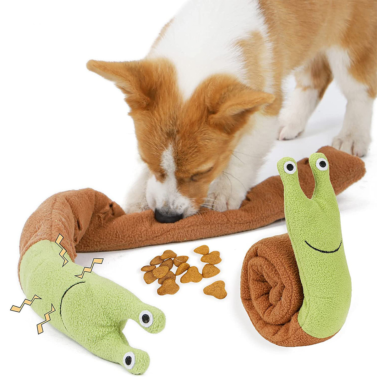 Dog Cat Snail Sniffing Puzzle  - Dog Puzzle Feeder Toy recension och pris